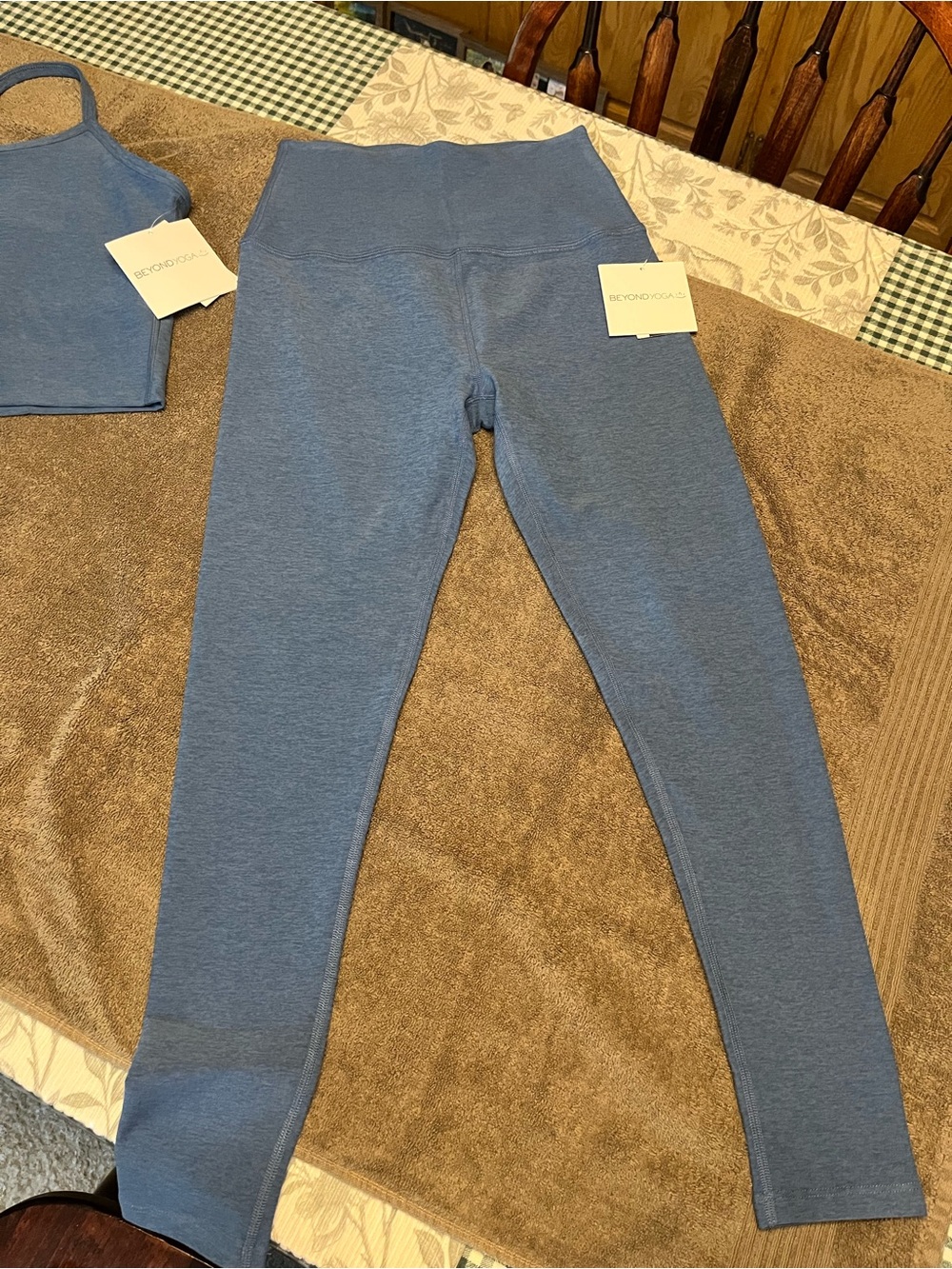 Beyond Yoga Seamless Blue High-Waist Leggings